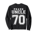 Number 70 Custom Proud Soccer Futbol Sweatshirt - Unique Graphic Men Women - T-Shirt, Sweatshirt, Hoodie