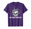One Badass Bonus Dad Skull Crown T-Shirt - Aesthetic Graphic Men Women - T-Shirt, Sweatshirt, Hoodie