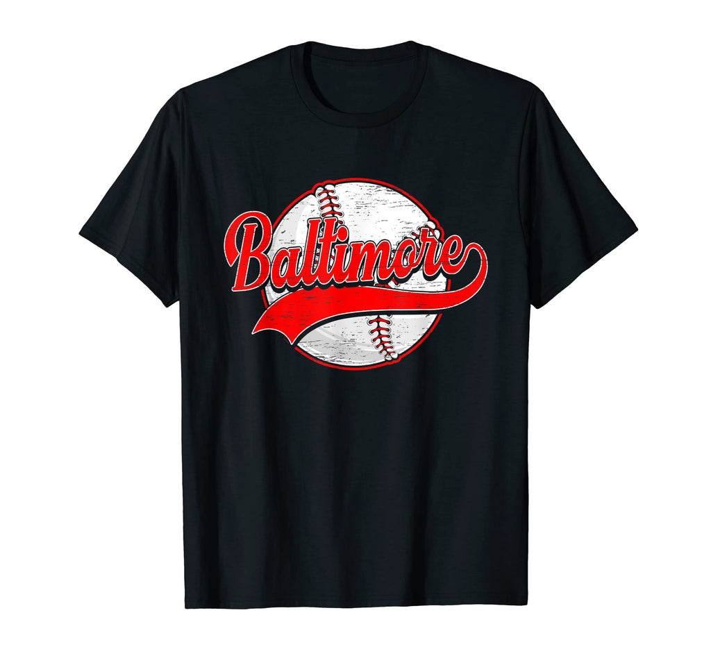 Baltimore Funny Baseball Mom Dad Son T-Shirt - Novelty Apparel Men Women - T-Shirt, Sweatshirt, Hoodie