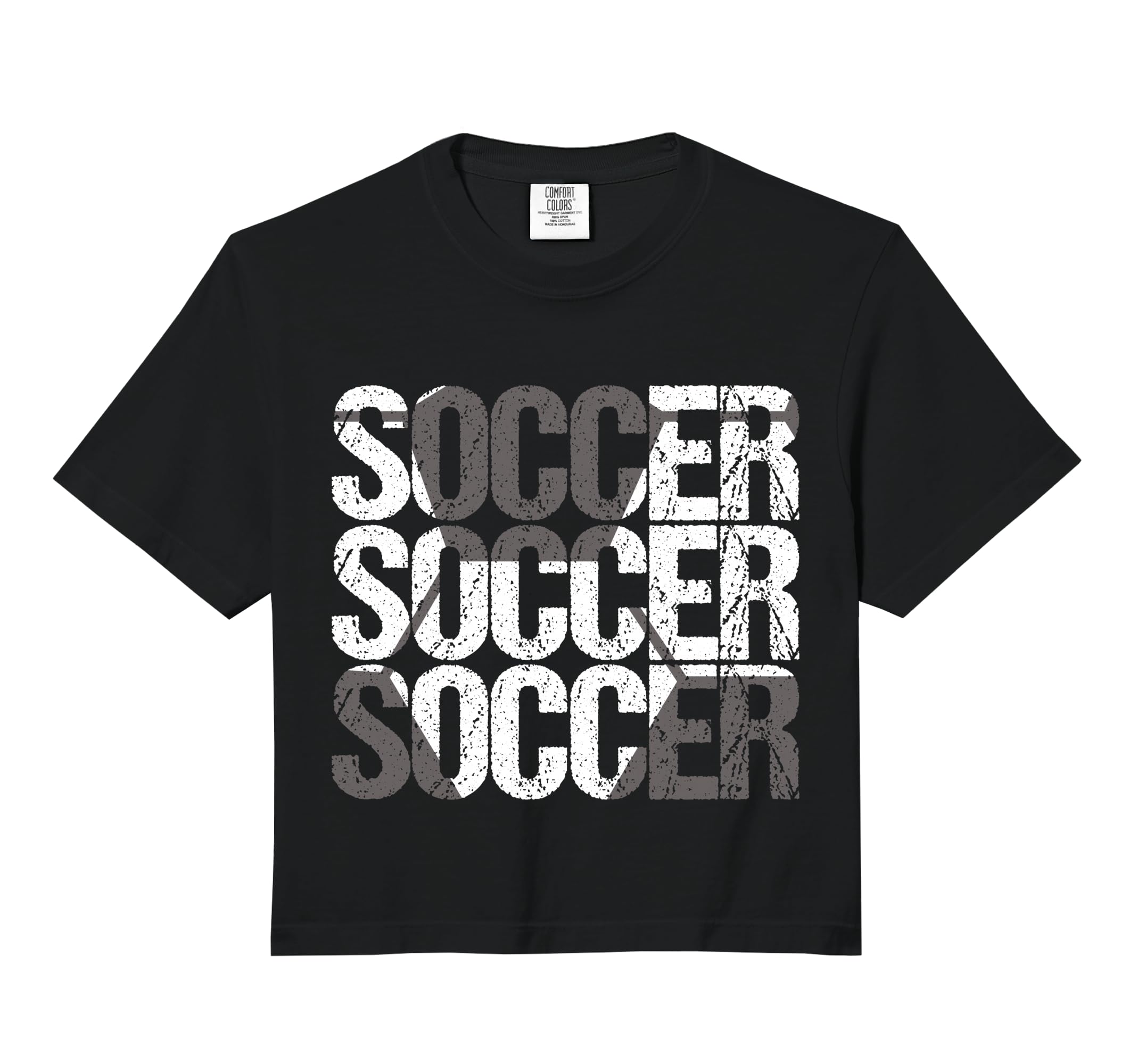 Soccer Distressed Ball Team Soccer Hoodie - Novelty Apparel Men Women - T-Shirt, Sweatshirt, Hoodie