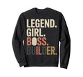 Dad Papa Legend Distressed Sweatshirt - Graphic Print Unisex - T-Shirt, Sweatshirt, Hoodie
