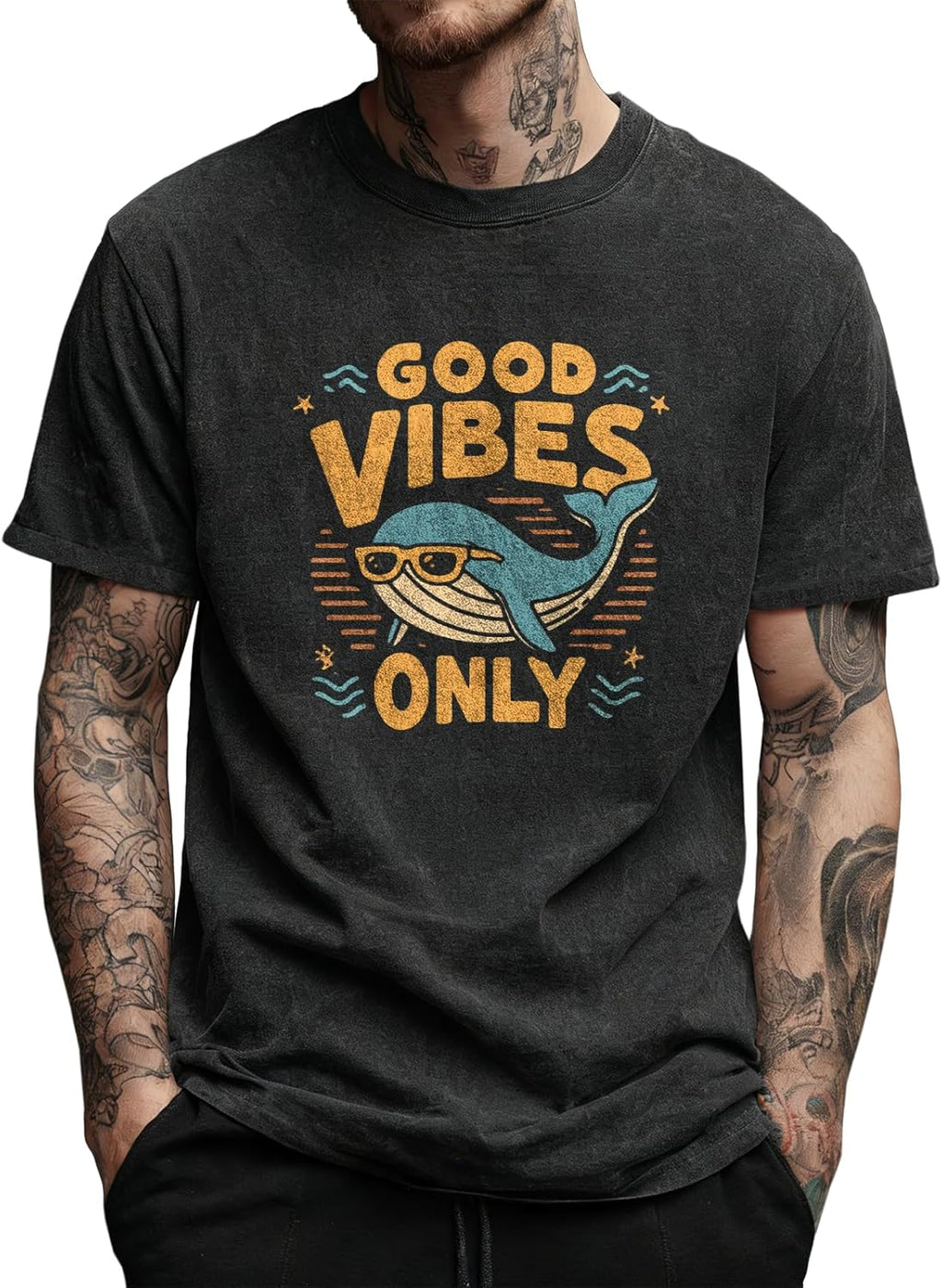 Mens Graphic Solid 100% Cotton Washed Short Sleeve - Adult & Kids T-Shirts, Sweatshirts & Hoodies apparel design preview 1