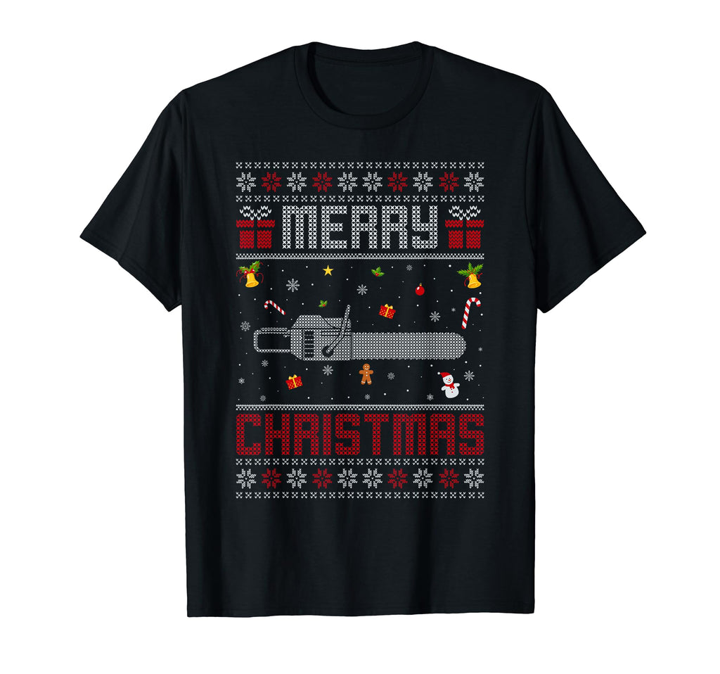 Ugly Chainsaw Decoration Funny Ugly T-Shirt - Novelty Apparel Unisex - T-Shirt, Sweatshirt, Hoodie