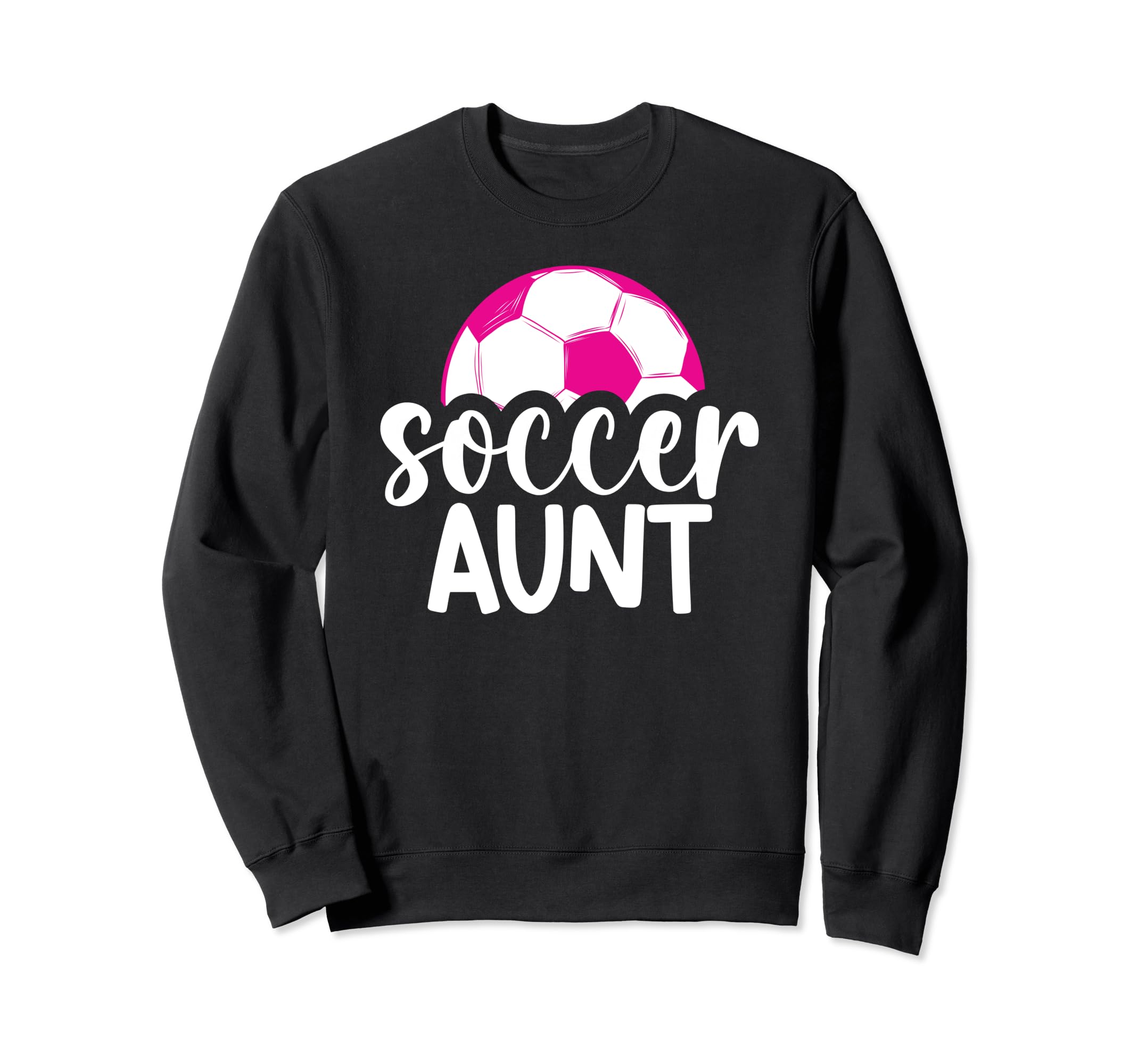 Soccer Aunt Soccer Player Auntie Sweatshirt - Minimalist Print Men Women - T-Shirt, Sweatshirt, Hoodie