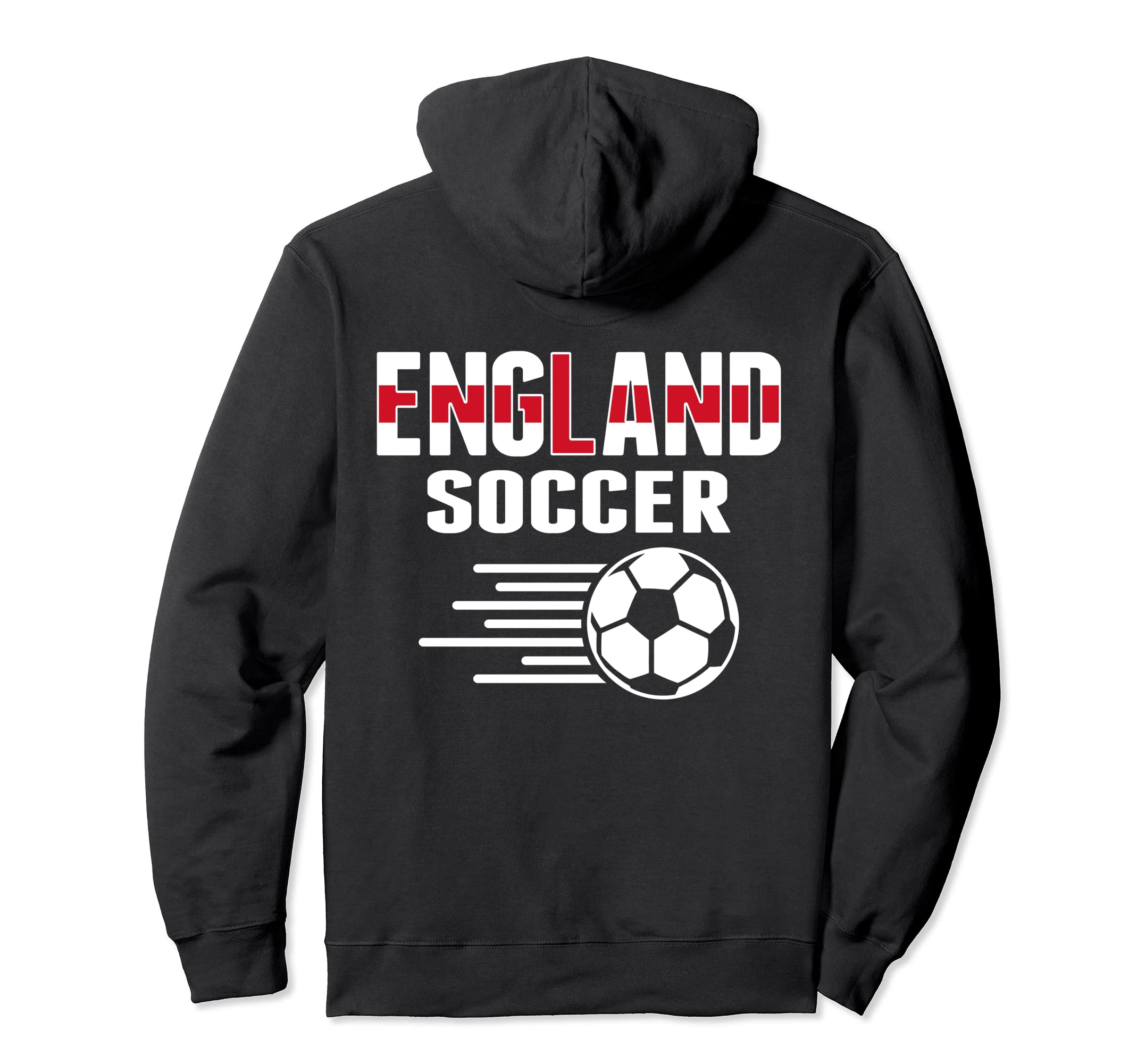 Proud England Soccer Fans Jersey English Hoodie - Graphic Print Unisex - T-Shirt, Sweatshirt, Hoodie