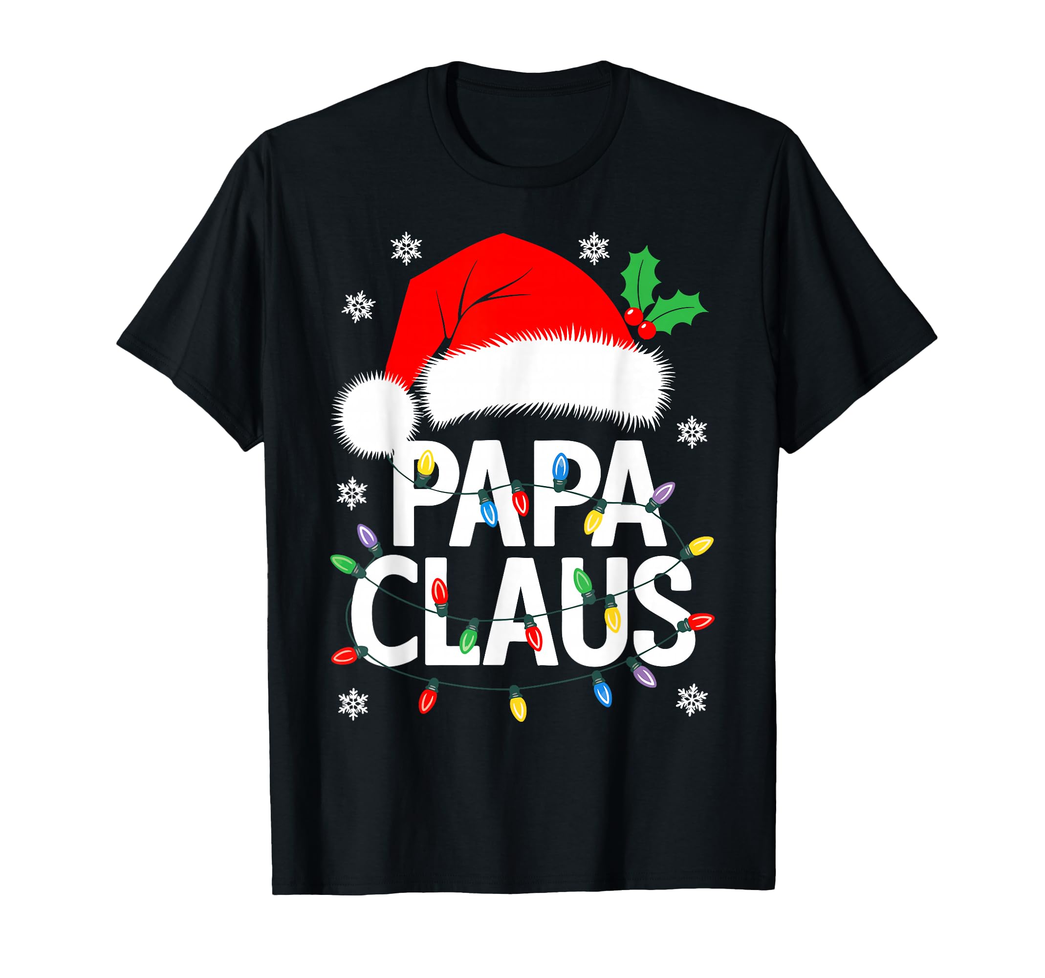 Papa Claus Santa Matching Pajamas T-Shirt - Streetwear Style Men Women - T-Shirt, Sweatshirt, Hoodie