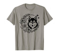 Husky Dog Flowers Husky Owner Husky Lover T-Shirt - Custom Art Print Unisex - T-Shirt, Sweatshirt, Hoodie
