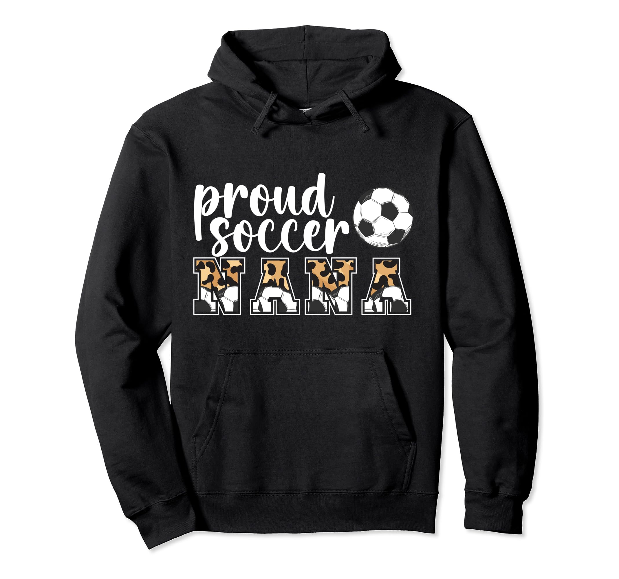 Proud Soccer Nana Soccer Player Nana Hoodie - Graphic Print for Adults - T-Shirt, Sweatshirt, Hoodie
