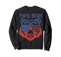 Usa Flag American Papa Bear Tank Sweatshirt - Unique Graphic Men Women - T-Shirt, Sweatshirt, Hoodie