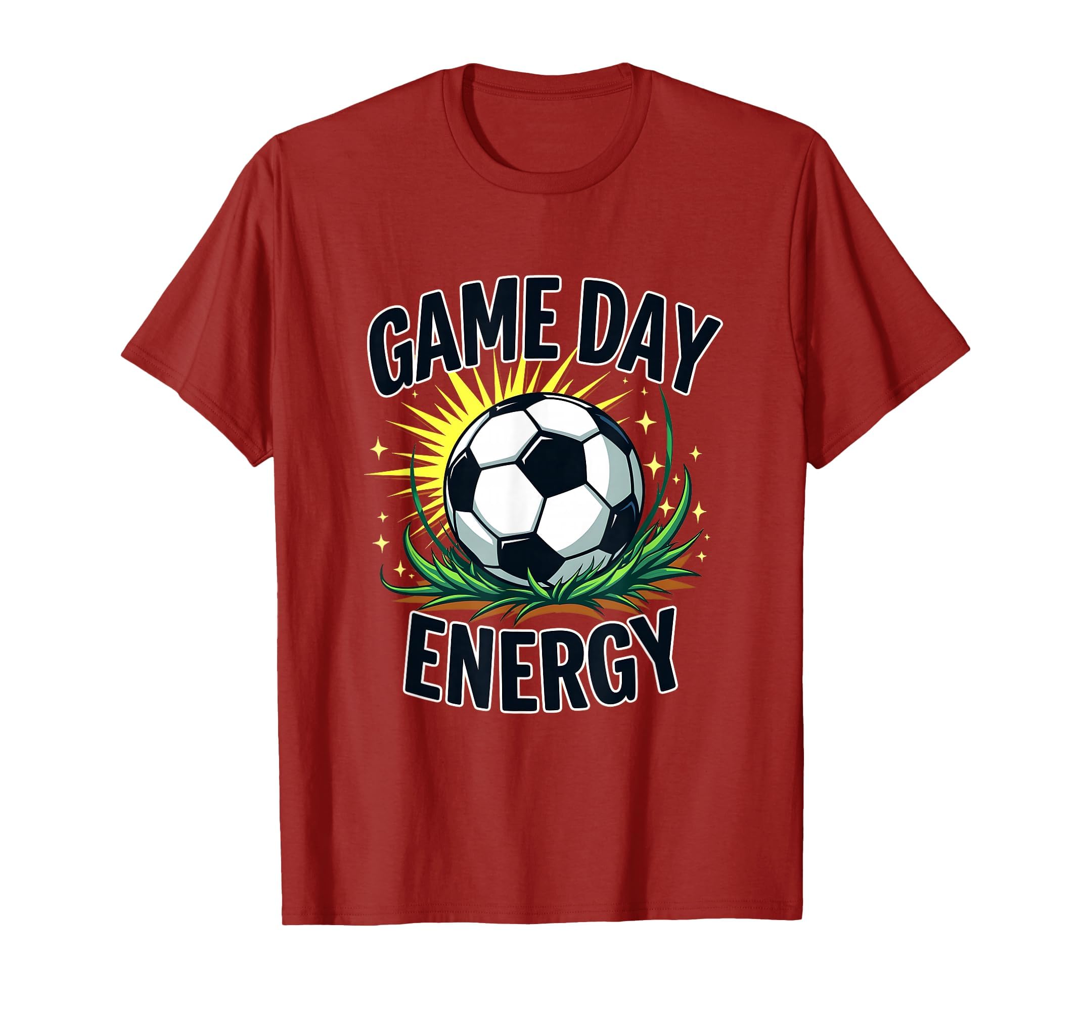 Game Day Energy Soccer Fan T-Shirt - Unique Graphic Men Women - T-Shirt, Sweatshirt, Hoodie