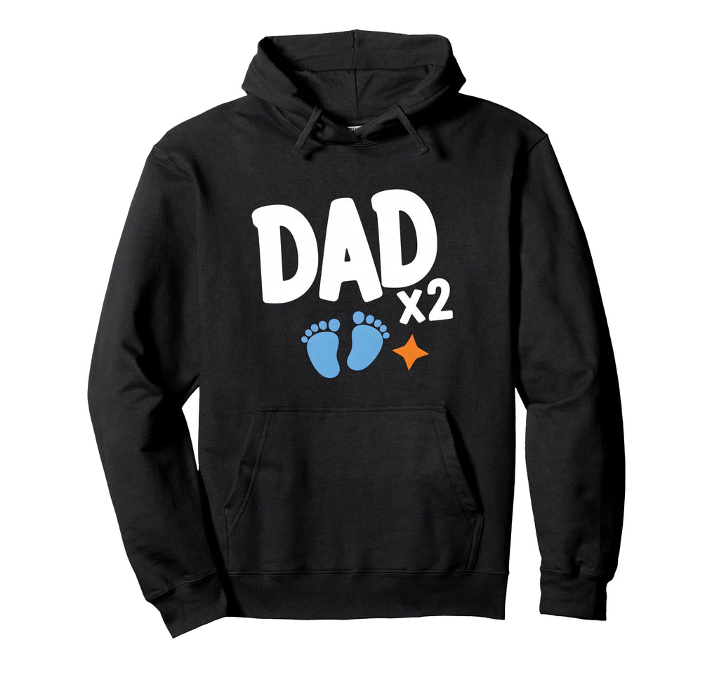 Dad X2 Twin Dad Hoodie - Aesthetic Graphic Men Women - T-Shirt, Sweatshirt, Hoodie