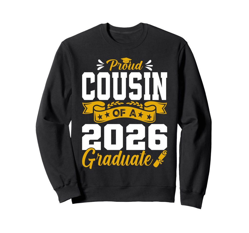 Graduation Family 2026 Graduate Senior T-Shirt - Trendy Graphic for Adults - T-Shirt, Sweatshirt, Hoodie