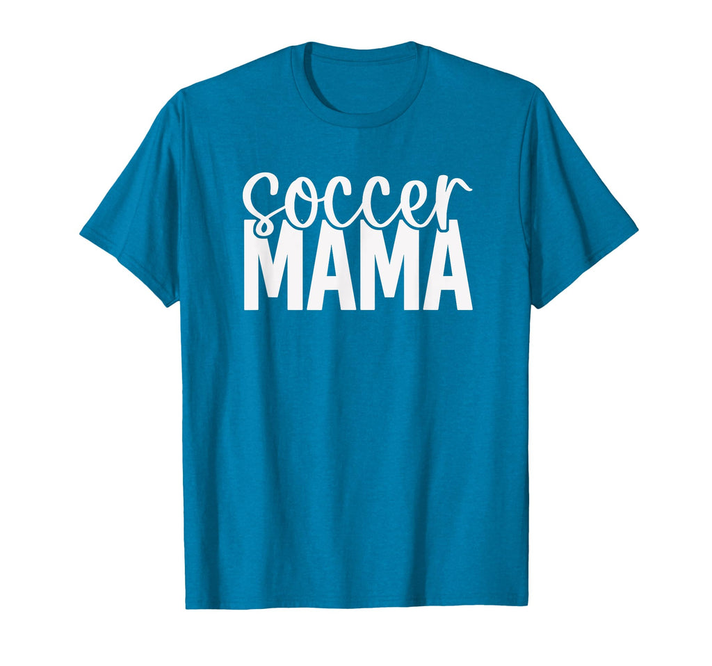 Soccer Mama Royal Blue T-Shirt - Graphic Print Unisex - T-Shirt, Sweatshirt, Hoodie