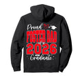Proud Foster Dad Class 2026 Graduate Hoodie - Aesthetic Graphic Unisex - T-Shirt, Sweatshirt, Hoodie