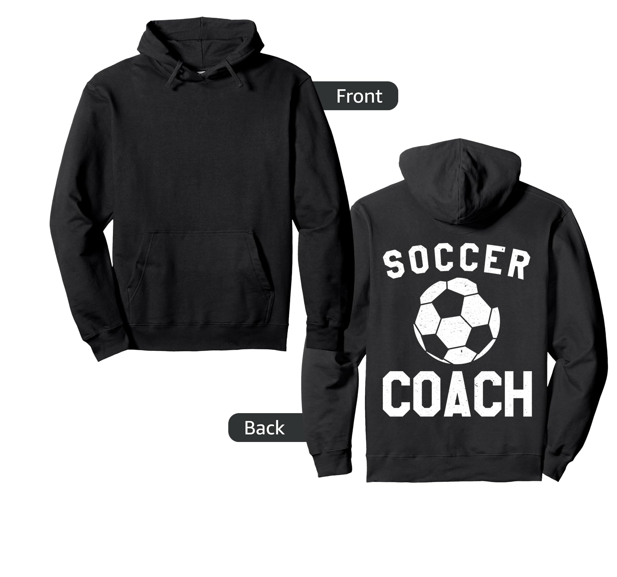 Soccer Coach Hoodie - Trendy Graphic Men Women - T-Shirt, Sweatshirt, Hoodie