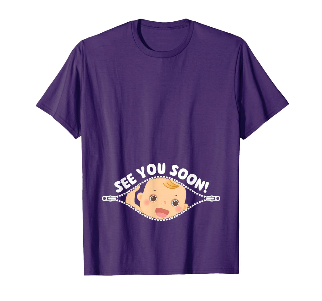 See You Soon Gender Reveal Party Shower T-Shirt - Streetwear Style Unisex - T-Shirt, Sweatshirt, Hoodie