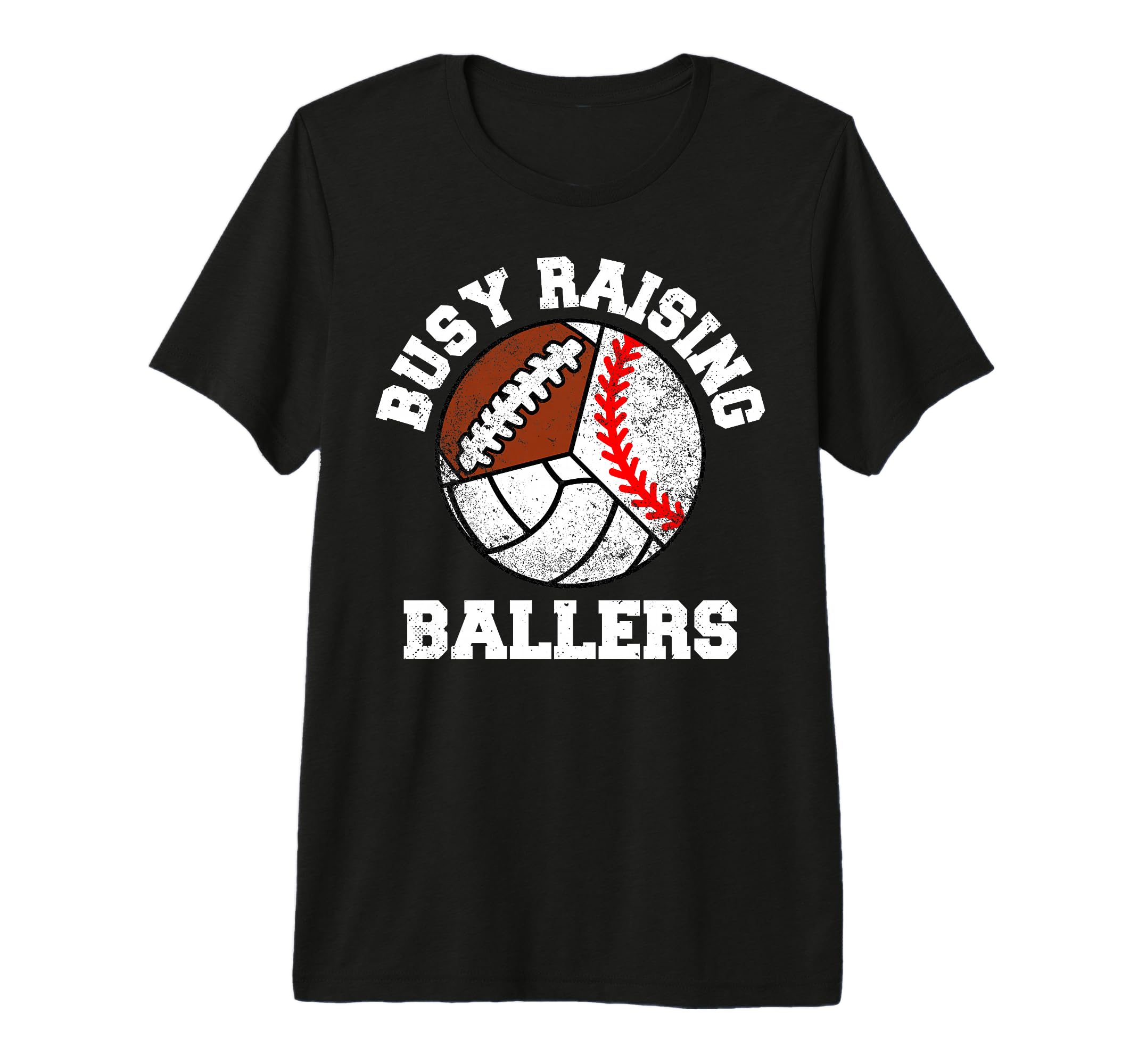 Busy Raising Ballers Funny Baseball T-Shirt - Unique Graphic for Adults - T-Shirt, Sweatshirt, Hoodie