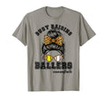 Messy Bun Mom Busy Raising Ballers T-Shirt - Streetwear Style Men Women - T-Shirt, Sweatshirt, Hoodie