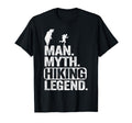 Myth Hiking Legend Hiker Grandpa Bear Joke T-Shirt - Graphic Print Unisex - T-Shirt, Sweatshirt, Hoodie