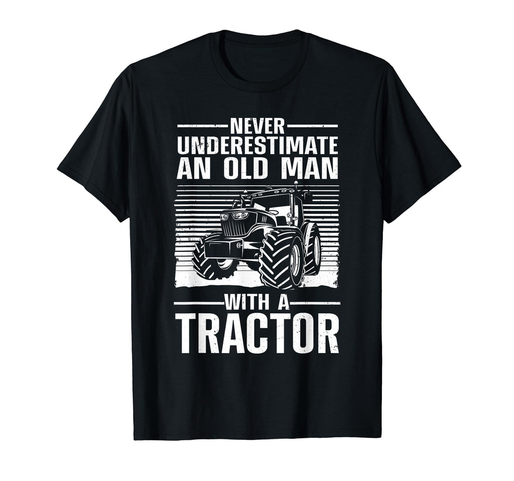Tractor Dad Grandpa Farmer Driver T-Shirt - Graphic Print Men Women - T-Shirt, Sweatshirt, Hoodie