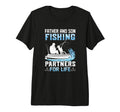 Father Son Fishing Partners Dad Son T-Shirt - Casual Everyday Wear Unisex - T-Shirt, Sweatshirt, Hoodie
