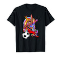 Dabbing Brown Skin Unicorn Trinidad And T-Shirt - Aesthetic Graphic Unisex - T-Shirt, Sweatshirt, Hoodie