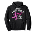 I Know I Play Like Try To Keep Up Womens Hoodie - Trendy Graphic Unisex - T-Shirt, Sweatshirt, Hoodie