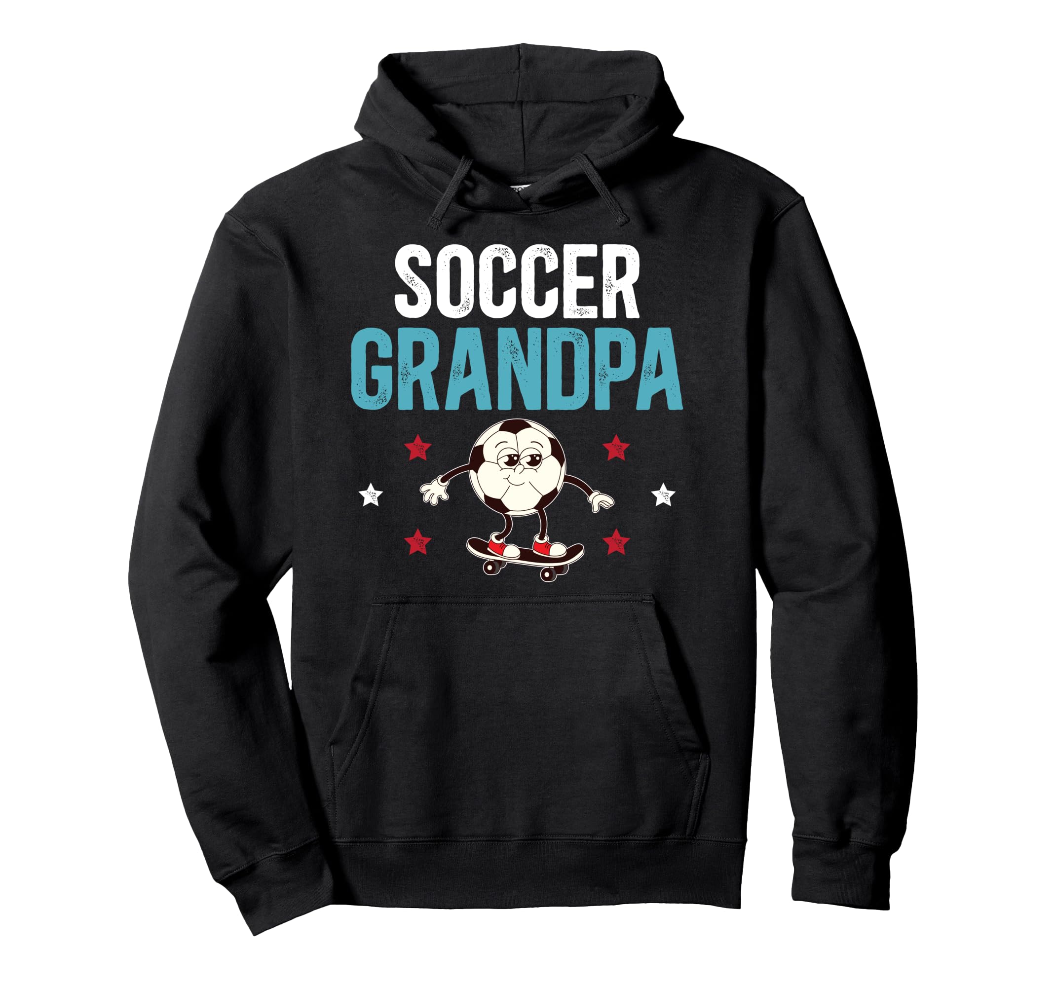 Soccer Grandpa Proud Grandpa Soccer Hoodie - Graphic Print for Adults - T-Shirt, Sweatshirt, Hoodie