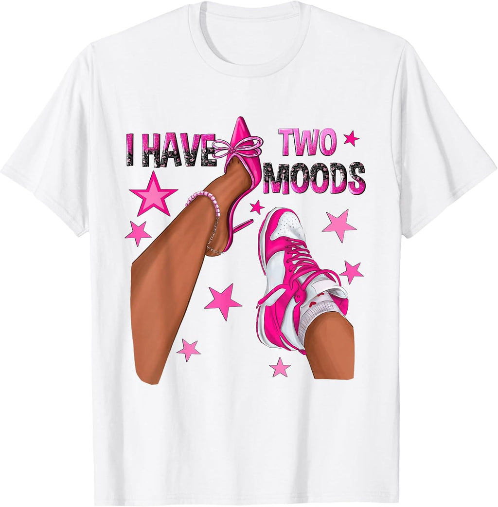 I Have Two Moods African American Women Black - Adult & Kids T-Shirts, Sweatshirts & Hoodies apparel design preview 1