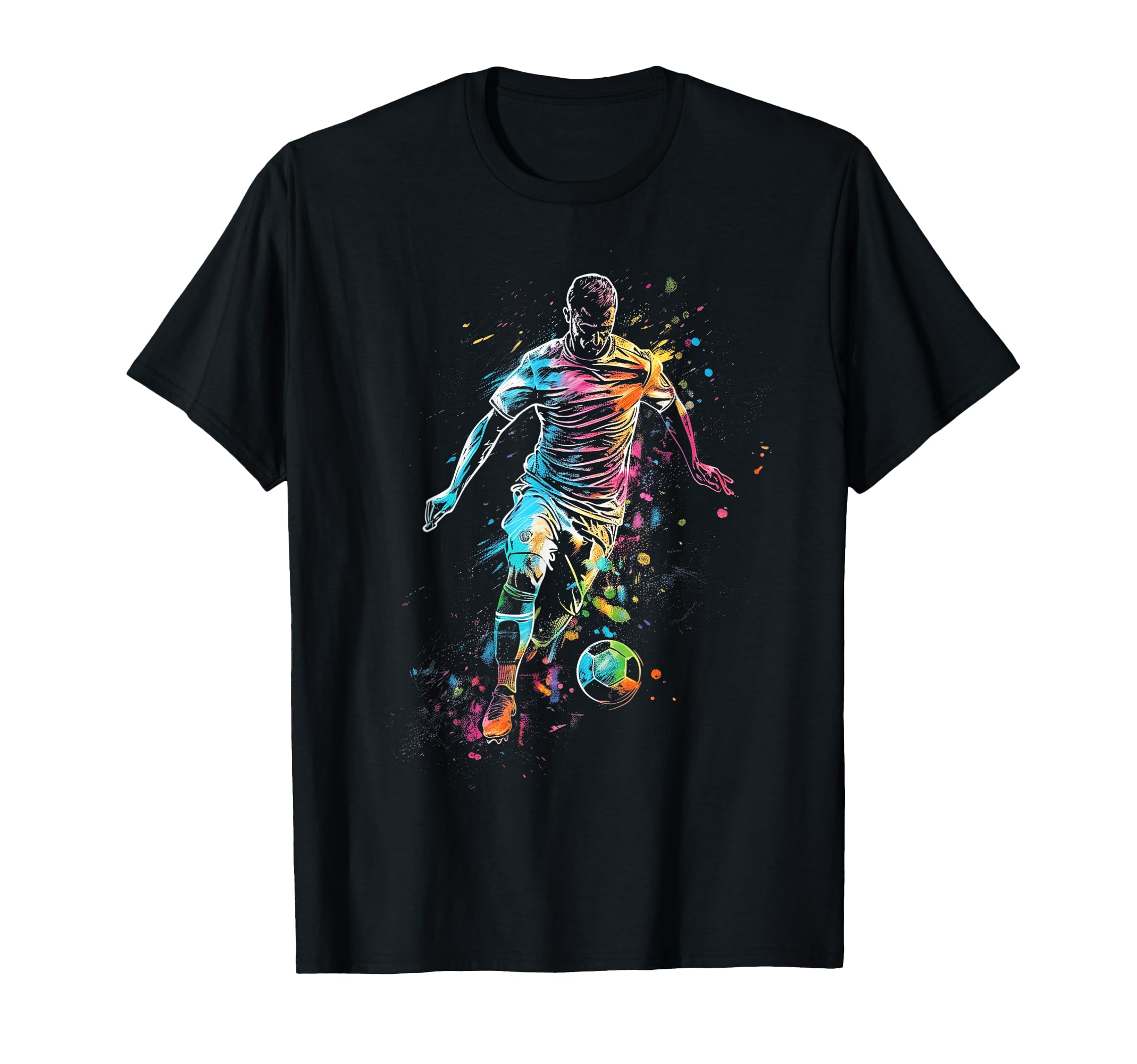 Soccer Player T-Shirt - Custom Art Print Unisex - T-Shirt, Sweatshirt, Hoodie