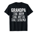 Grandpa Myth Legend Fathers Day T-Shirt - Graphic Print for Adults - T-Shirt, Sweatshirt, Hoodie