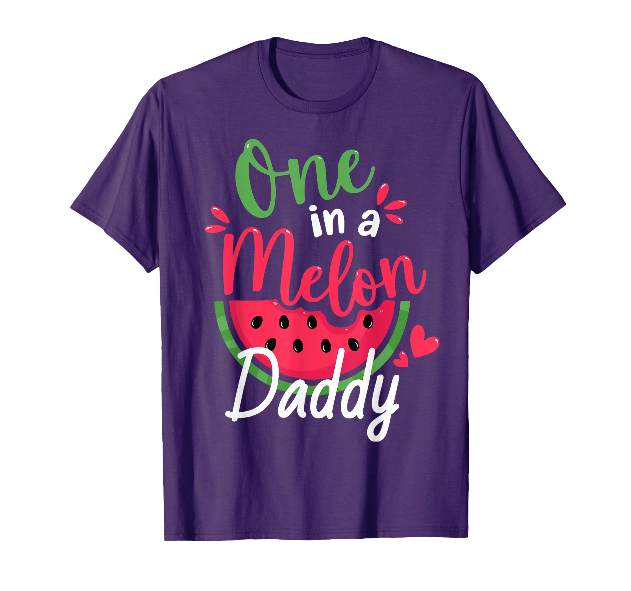 One Melon Daddy 1St Birthday Summer Family T-Shirt - Graphic Print Unisex - T-Shirt, Sweatshirt, Hoodie