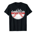 Boston Baseball And T-Shirt - Custom Art Print Unisex - T-Shirt, Sweatshirt, Hoodie