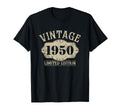 76Th Birthday Born 1950 1950 T-Shirt - Novelty Apparel Unisex - T-Shirt, Sweatshirt, Hoodie