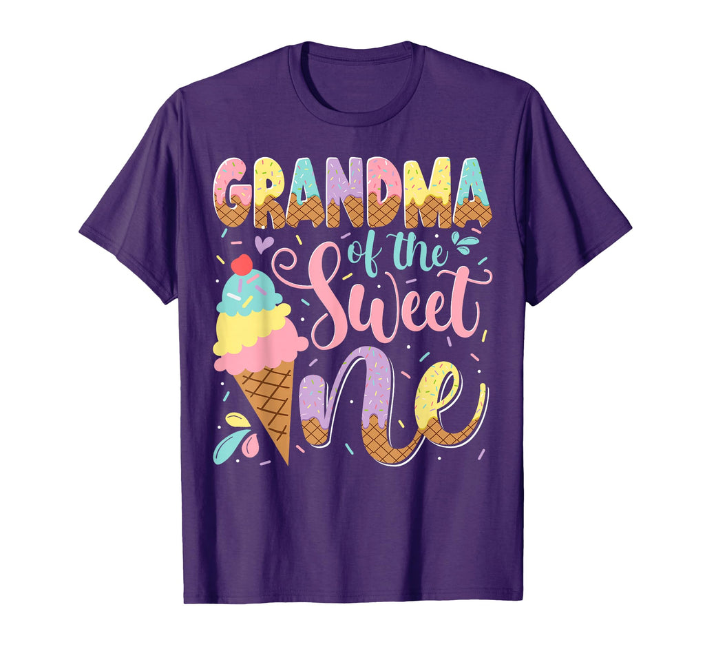 Grandma Sweet One Ice Cream 1St T-Shirt - Trendy Graphic for Adults - T-Shirt, Sweatshirt, Hoodie