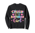 Cousin Birthday Bubble Boba Milk Tea Sweatshirt - Graphic Print Unisex - T-Shirt, Sweatshirt, Hoodie