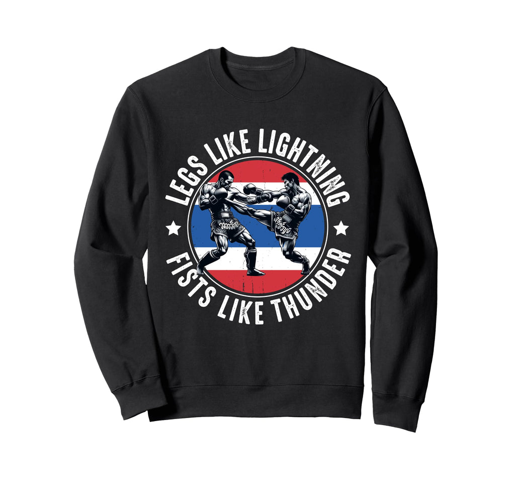Muay Thai Fighter Dad Thai Sweatshirt - Casual Everyday Wear Unisex - T-Shirt, Sweatshirt, Hoodie