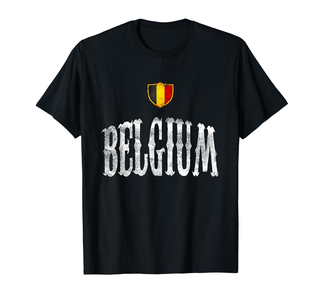 Belgium Flag Belgians Pride Soccer T-Shirt - Trendy Graphic Men Women - T-Shirt, Sweatshirt, Hoodie