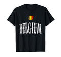 Belgium Flag Belgians Pride Soccer T-Shirt - Trendy Graphic Men Women - T-Shirt, Sweatshirt, Hoodie