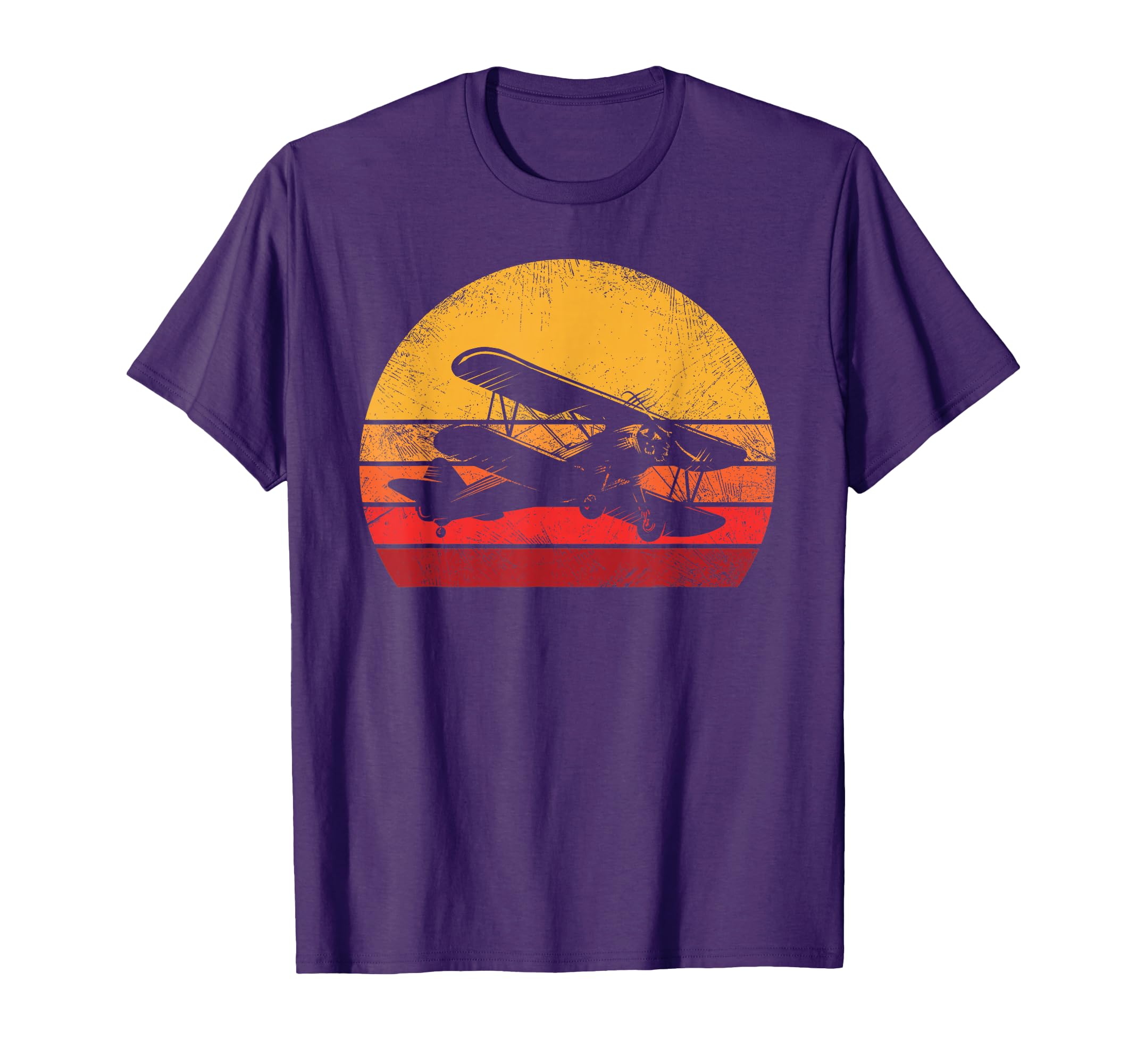 Bi Plane Aviator Funny Pilot Biplane T-Shirt - Graphic Print Unisex - T-Shirt, Sweatshirt, Hoodie