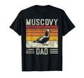 Best Duck Dad Muscovy T-Shirt - Custom Art Print Unisex - T-Shirt, Sweatshirt, Hoodie