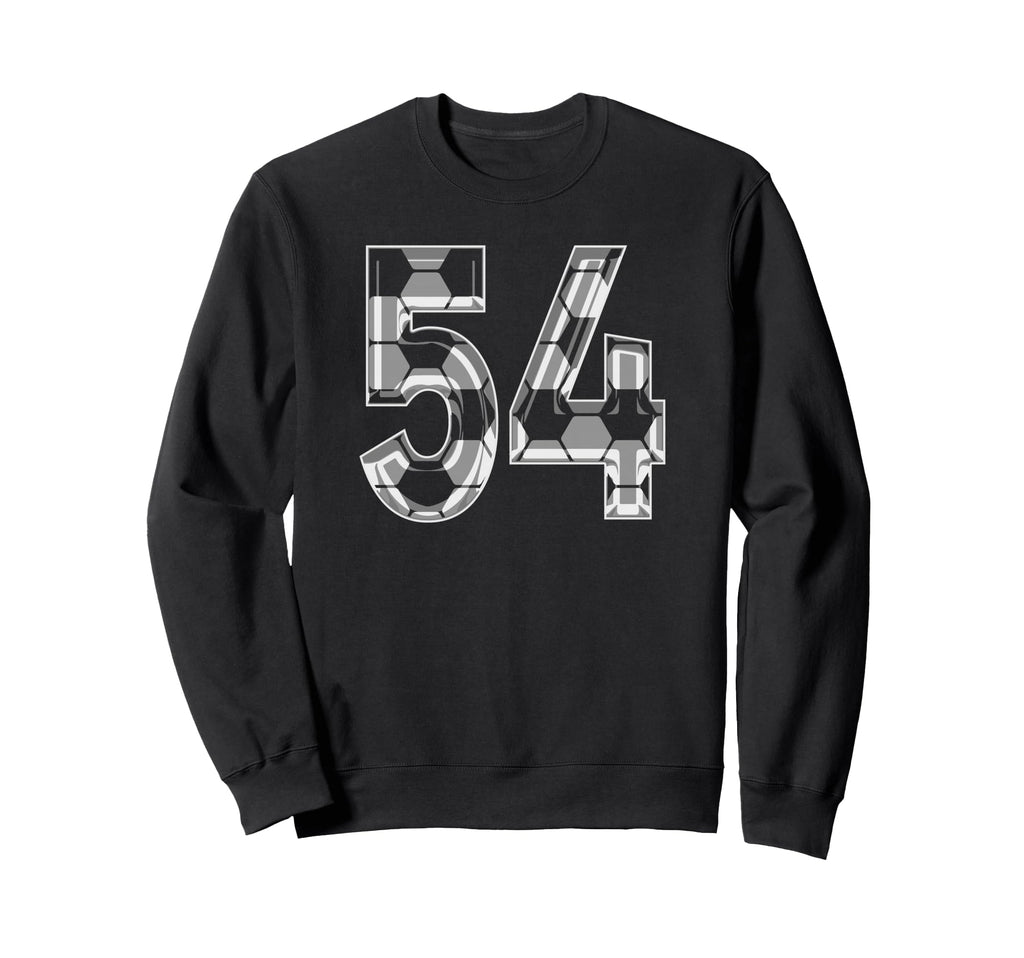 Soccer Number 54 Favorite Player Sweatshirt - Custom Art Print Men Women - T-Shirt, Sweatshirt, Hoodie