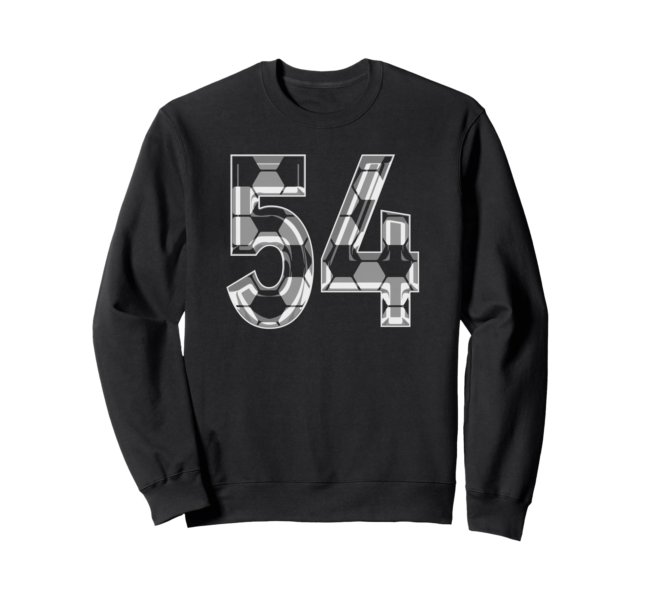 Soccer Number 54 Favorite Player Sweatshirt - Custom Art Print Men Women - T-Shirt, Sweatshirt, Hoodie