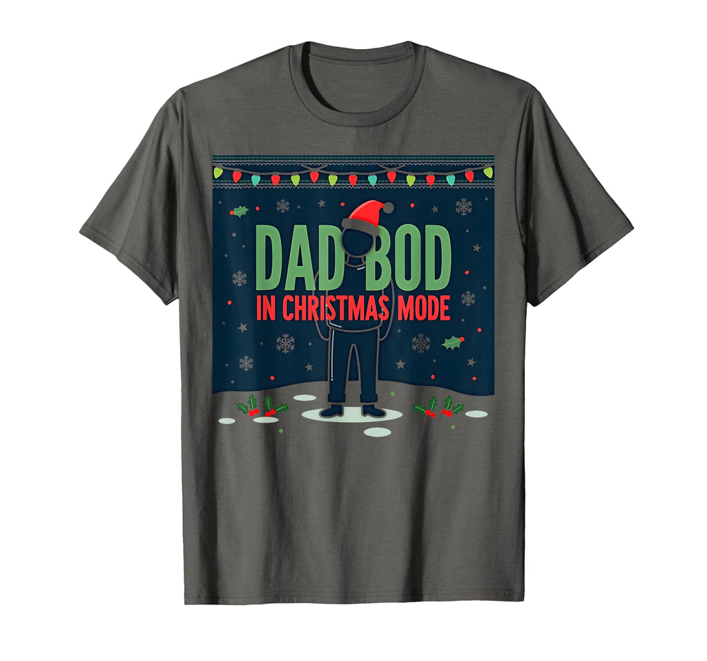 Dad Bod Mode Funny Holiday Sweatshirt - Graphic Print for Adults - T-Shirt, Sweatshirt, Hoodie