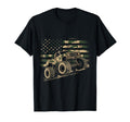 Monster Truck Camo Usa Flag T-Shirt - Fun Novelty Design for Adults - T-Shirt, Sweatshirt, Hoodie