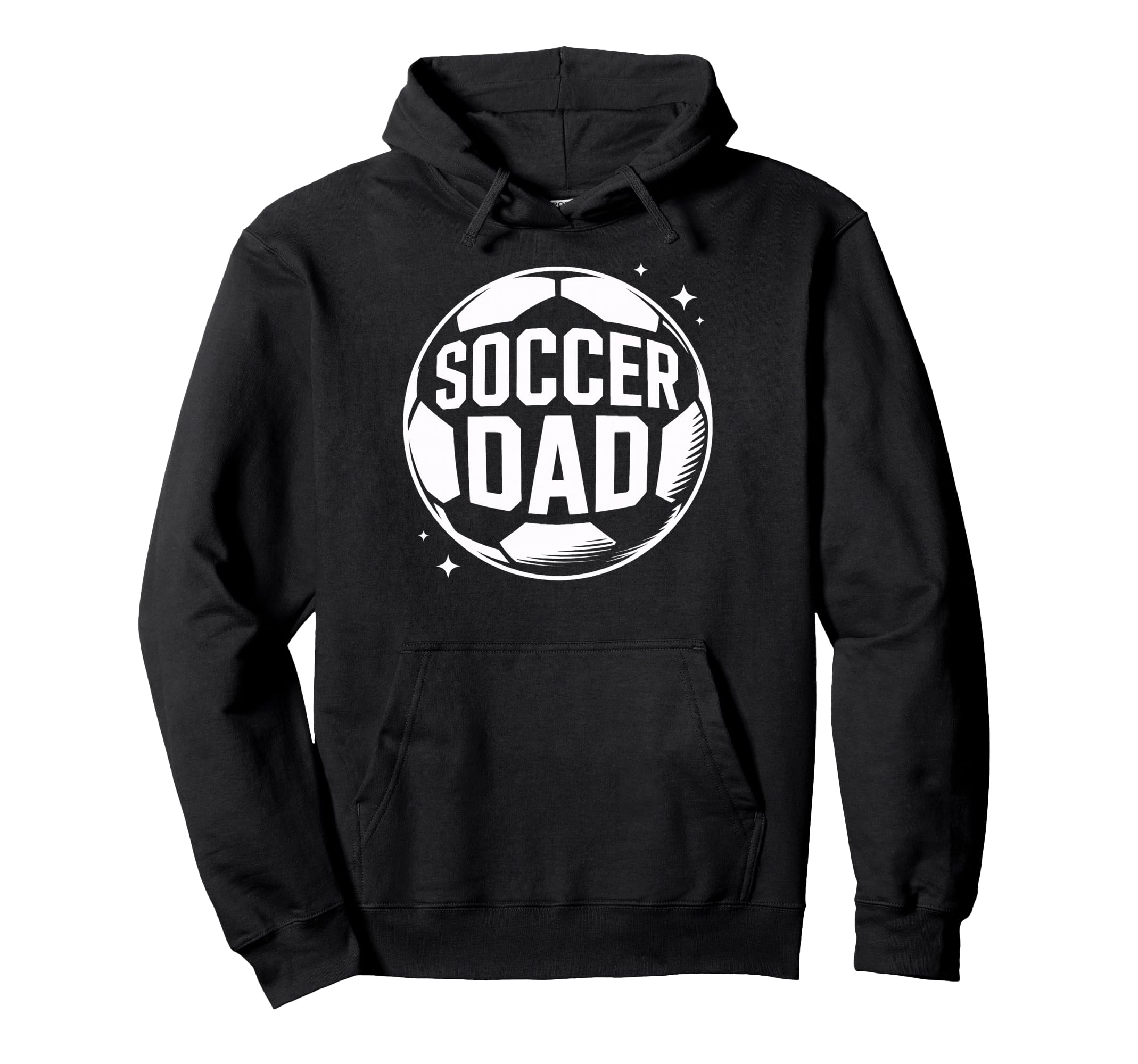 Soccer Dad Game Day Watcher Soccer Hoodie - Casual Everyday Wear Men Women - T-Shirt, Sweatshirt, Hoodie