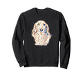 Long Hair Dachshund Gifts Sausage Sweatshirt - Aesthetic Graphic Men Women - T-Shirt, Sweatshirt, Hoodie
