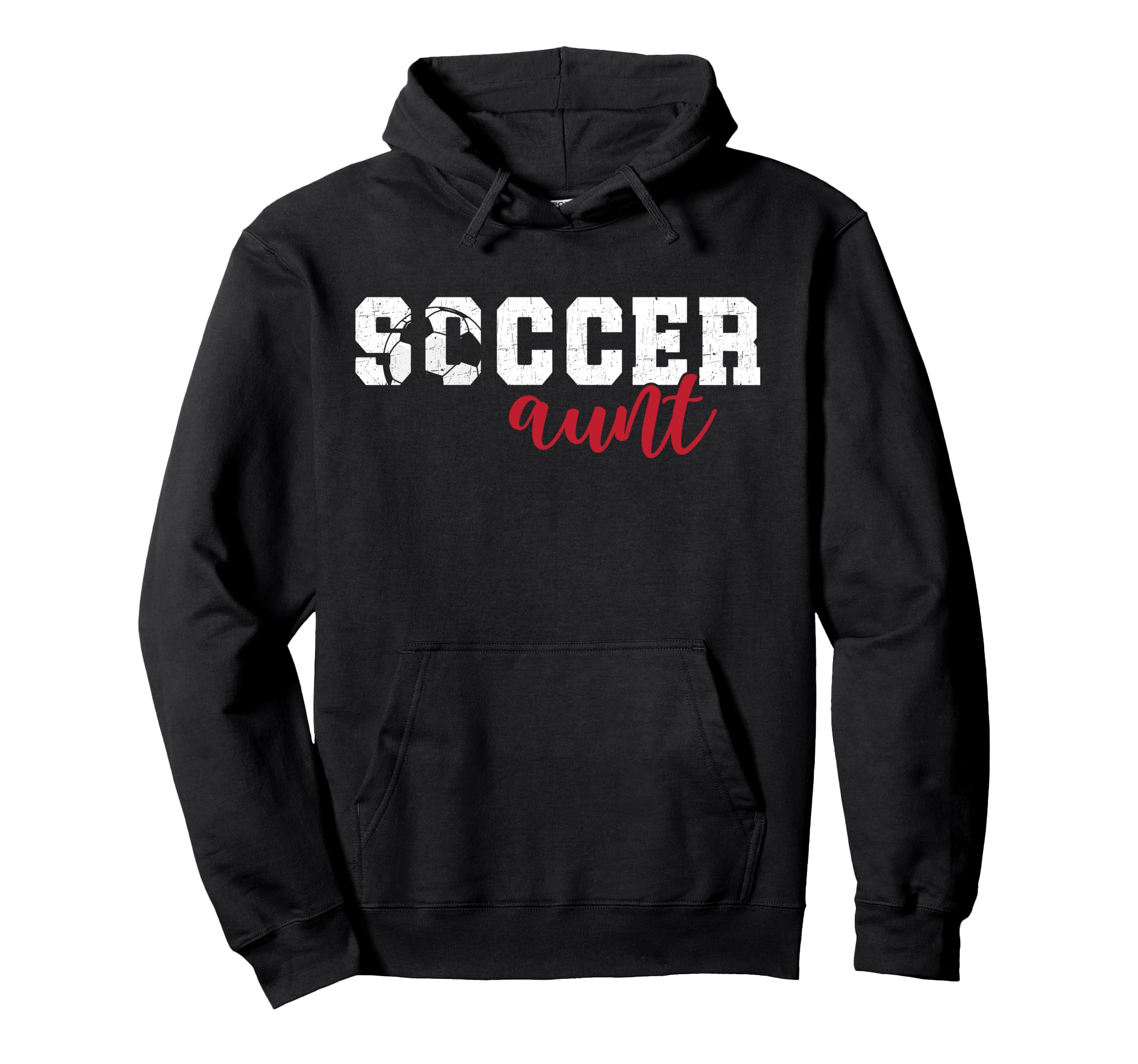 Soccer Aunt Soccer Player Aunt Proud Hoodie - Aesthetic Graphic for Adults - T-Shirt, Sweatshirt, Hoodie