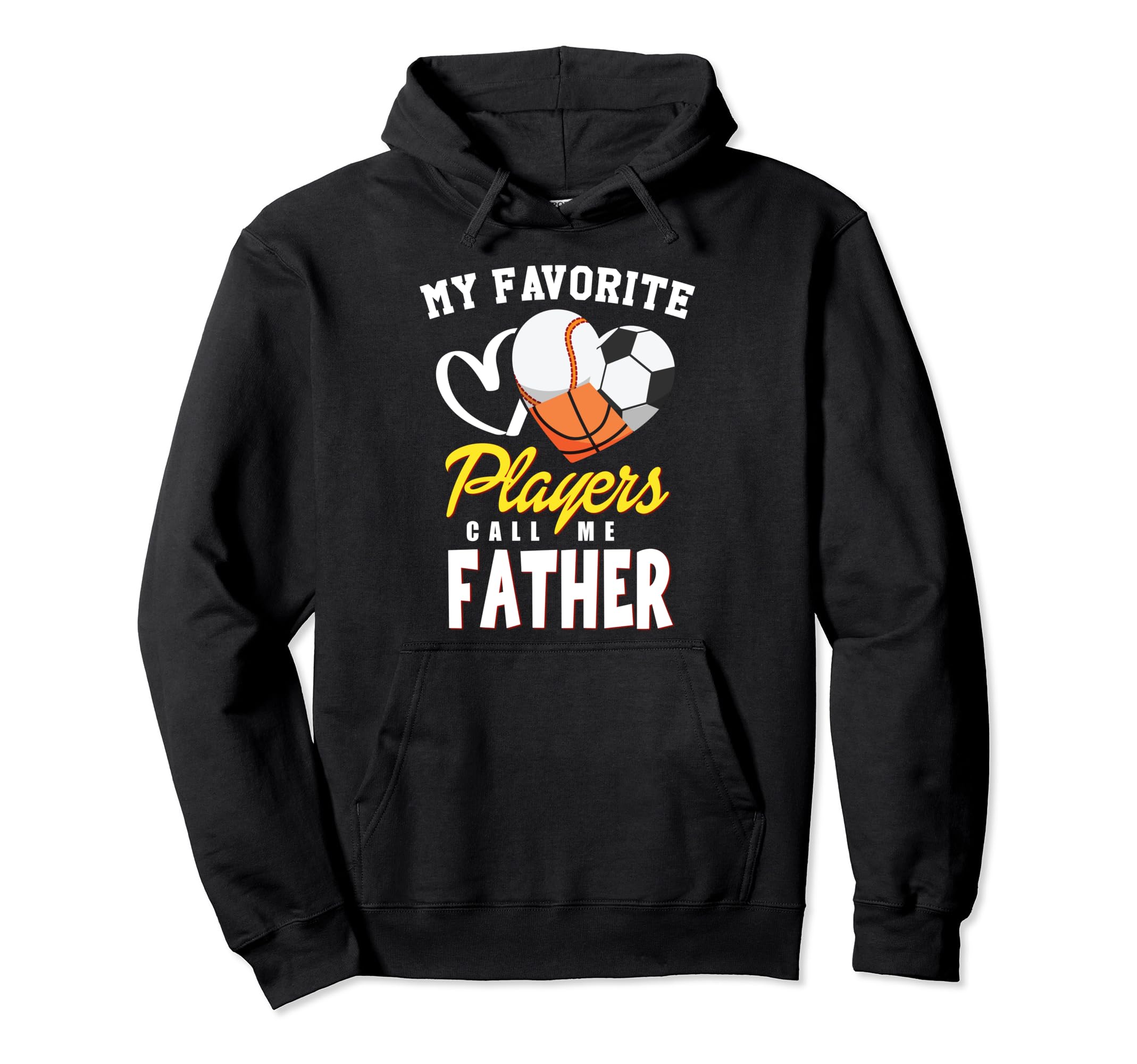 My Favorite Players Baseball Soccer Hoodie - Trendy Graphic for Adults - T-Shirt, Sweatshirt, Hoodie