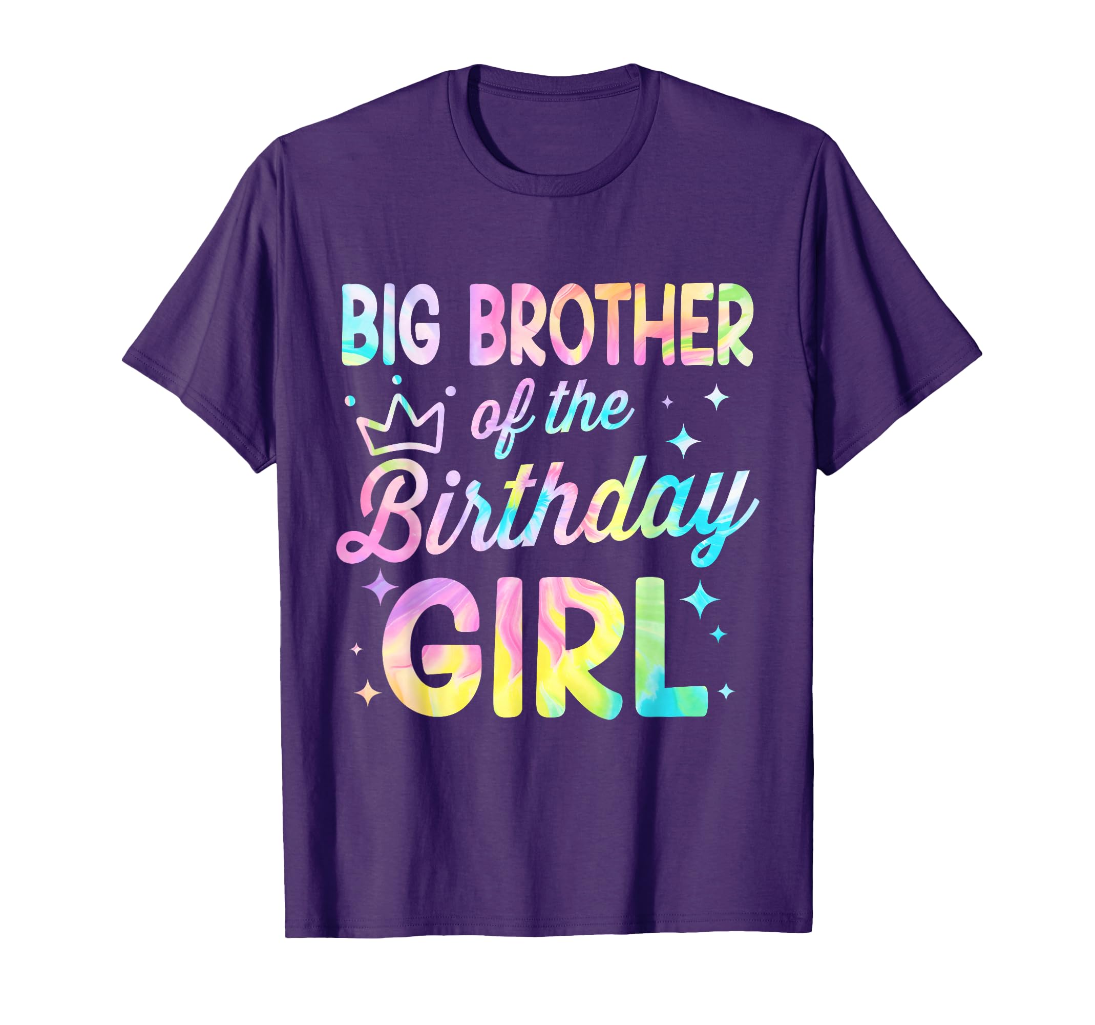 Big Brother Birthday Tie Dye Bday Party T-Shirt - Novelty Apparel Unisex - T-Shirt, Sweatshirt, Hoodie